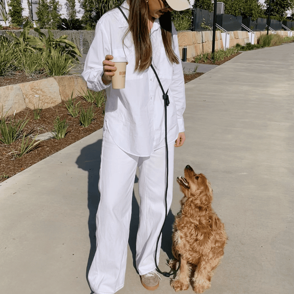 black dog lead hands-free