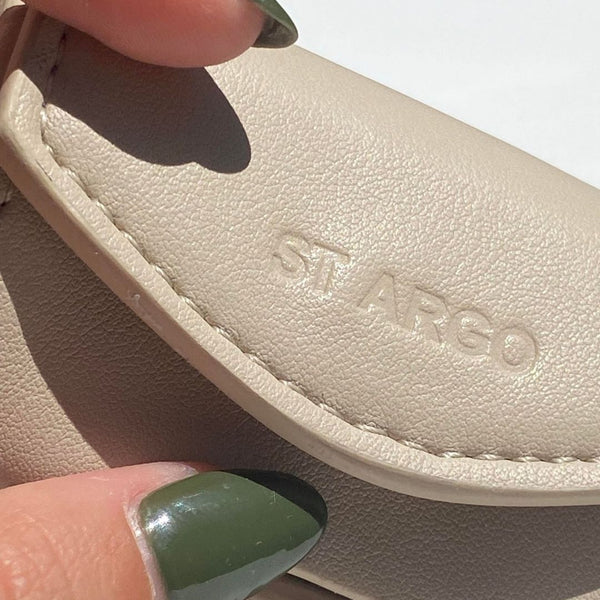 Taupe Poop Bag Holder Close Up ST ARGO