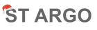 Logo of ST Argo with a Santa hat on the 'S' letter