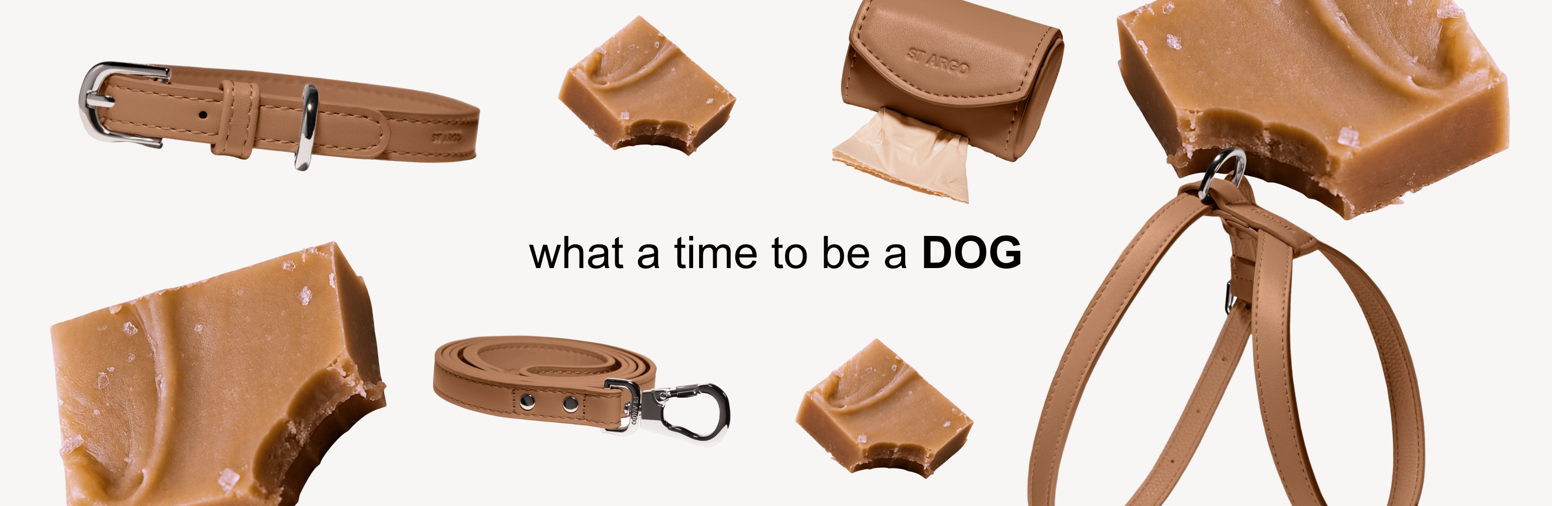Dog Products in Caramel Colour Collection