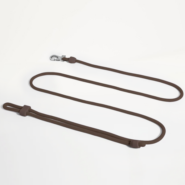 Hands Free Dog Leash in Cocoa Brown