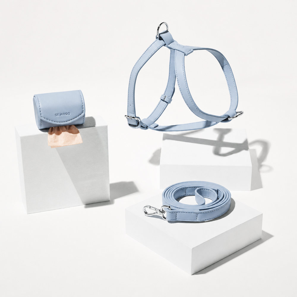 Harness Walk Set in Powder Blue