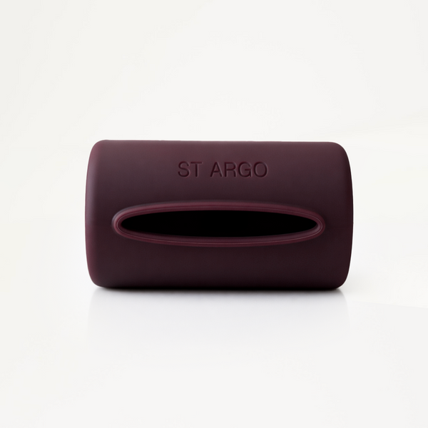 Burgundy Pocket Bag Dispenser for Dispensing Dog Waste Bags