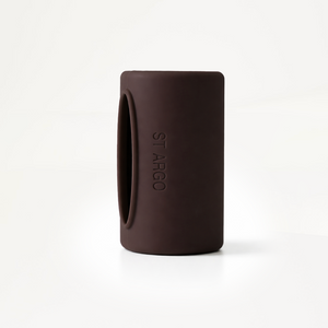 Pocket Dog Waste Bag Dispenser in Cocoa Brown Side Angle