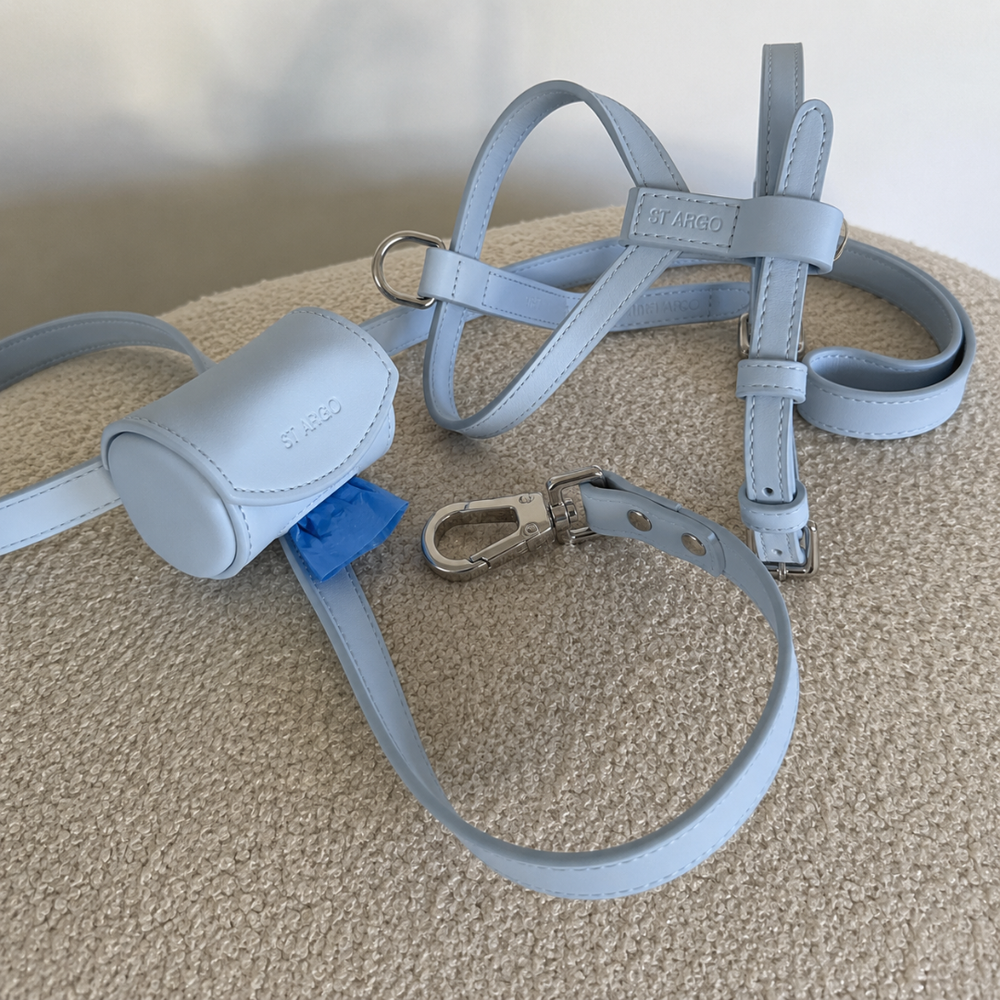 Harness Walk Set in Powder Blue