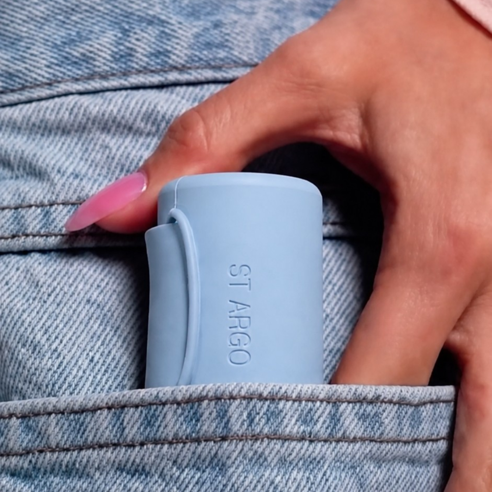 Waste Bag Dispenser in Powder Blue