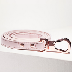 Pale Pink Vegan Dog Leash