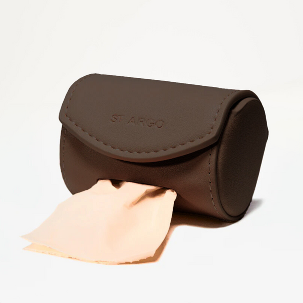 Dog Waste Bag Holder in Cocoa Brown