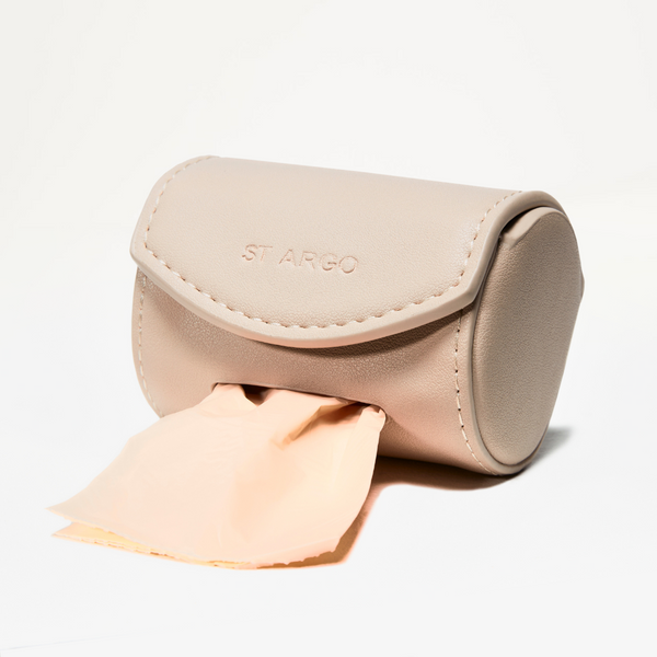 Dog Waste Bag Holder in Beige
