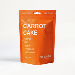 Carrot Cake Dog Training Treats