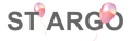 Logo with 'ST ARGO' text and pink balloons on a white background