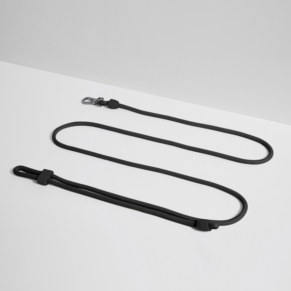 Black hands free dog leash