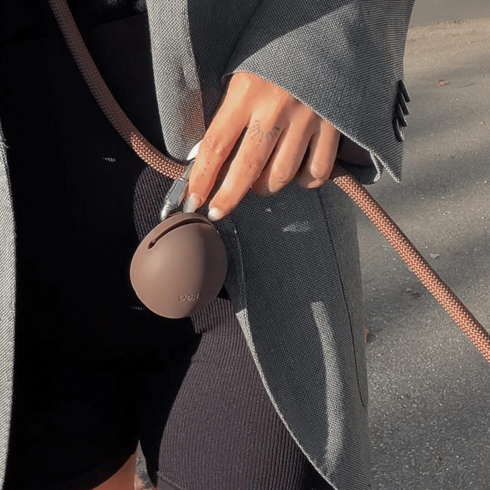 Dog Treat Pouch in Brown