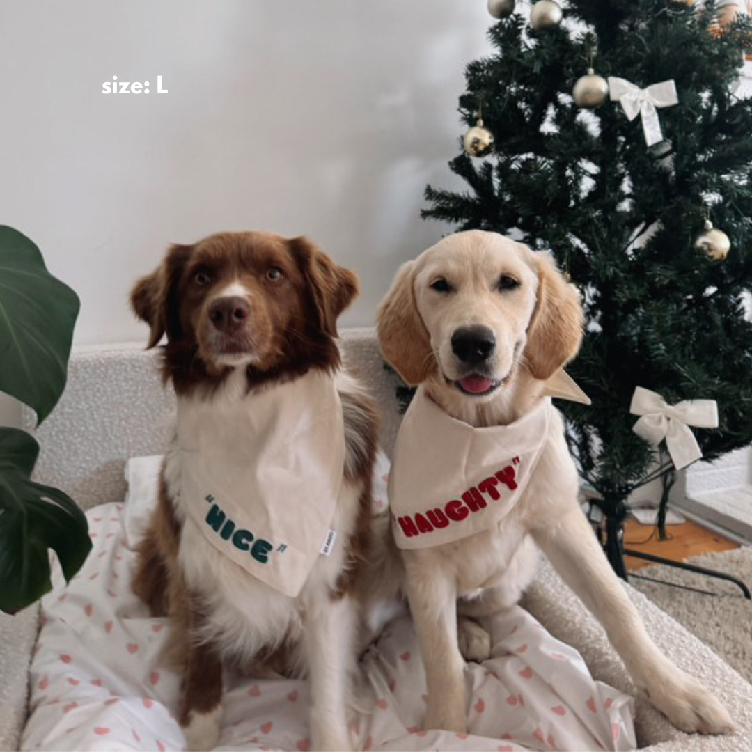 Dog Collar Naughty And Nice Dog Bandanas Naughty Nice I Tried