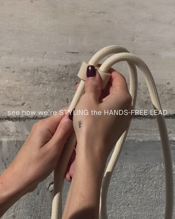 hands free lead how to wear